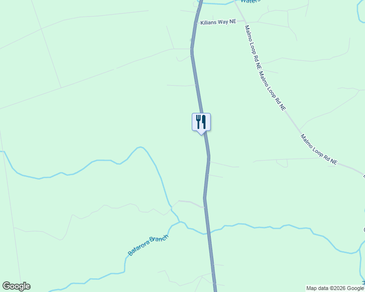 map of restaurants, bars, coffee shops, grocery stores, and more near 2823 Maco Road Northeast in Leland