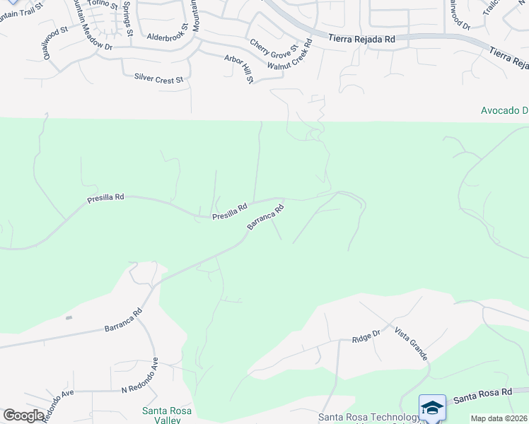 map of restaurants, bars, coffee shops, grocery stores, and more near 12286 Barranca Road in Camarillo