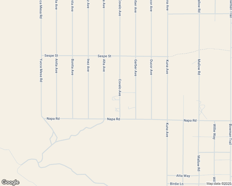 map of restaurants, bars, coffee shops, grocery stores, and more near 276 Covelo Avenue in Landers
