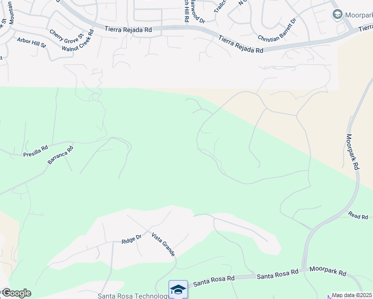 map of restaurants, bars, coffee shops, grocery stores, and more near 13306 Nightsky Drive in Santa Rosa Valley