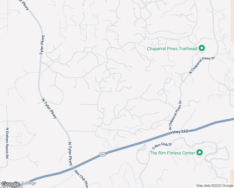map of restaurants, bars, coffee shops, grocery stores, and more near 511 North Grapevine Drive in Payson