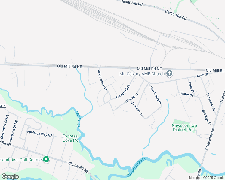 map of restaurants, bars, coffee shops, grocery stores, and more near 817 Waddell Street in Navassa