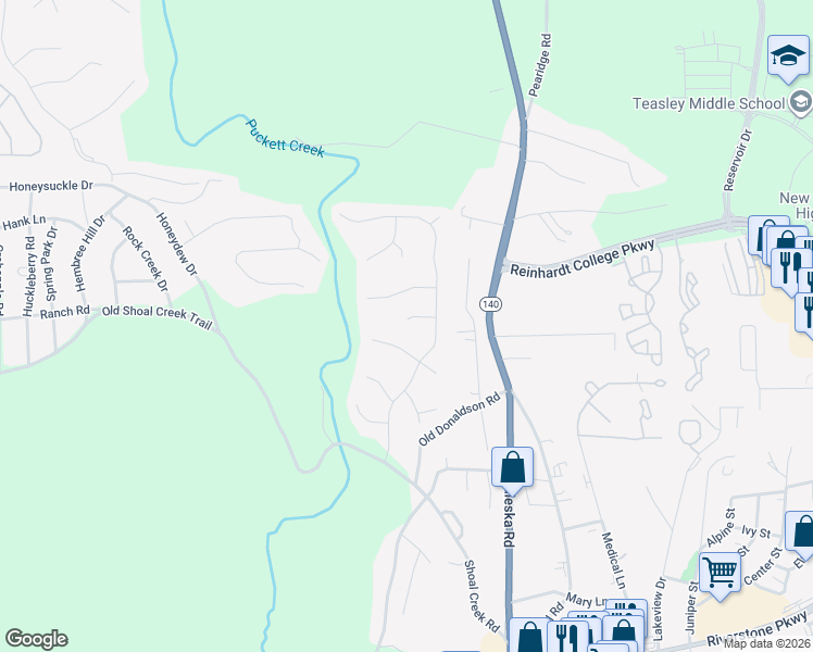 map of restaurants, bars, coffee shops, grocery stores, and more near 487 Windcliff Court in Canton