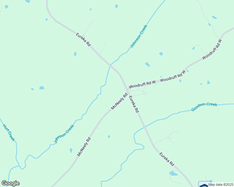 map of restaurants, bars, coffee shops, grocery stores, and more near 2619 McNeely Road in Courtland