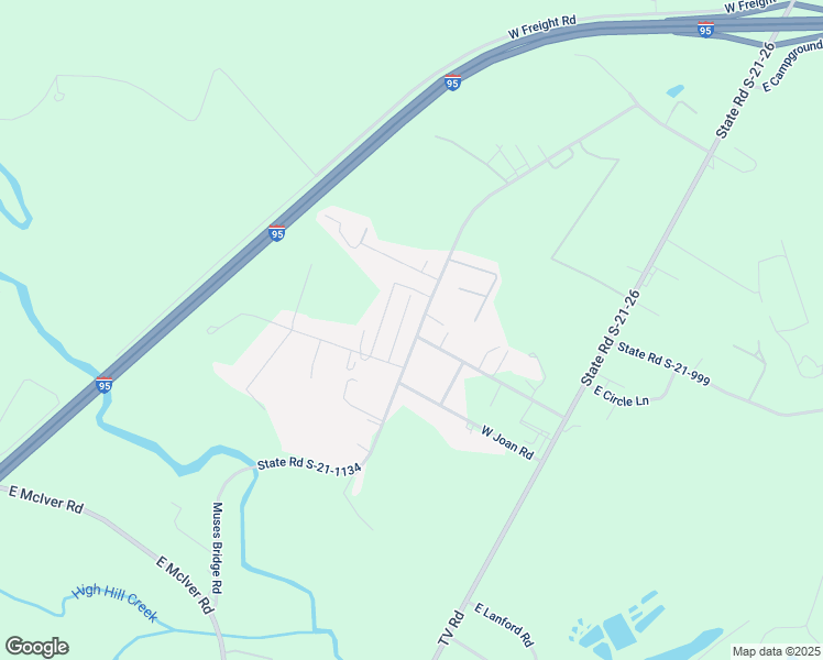 map of restaurants, bars, coffee shops, grocery stores, and more near 41 West Black Creek Road in Florence
