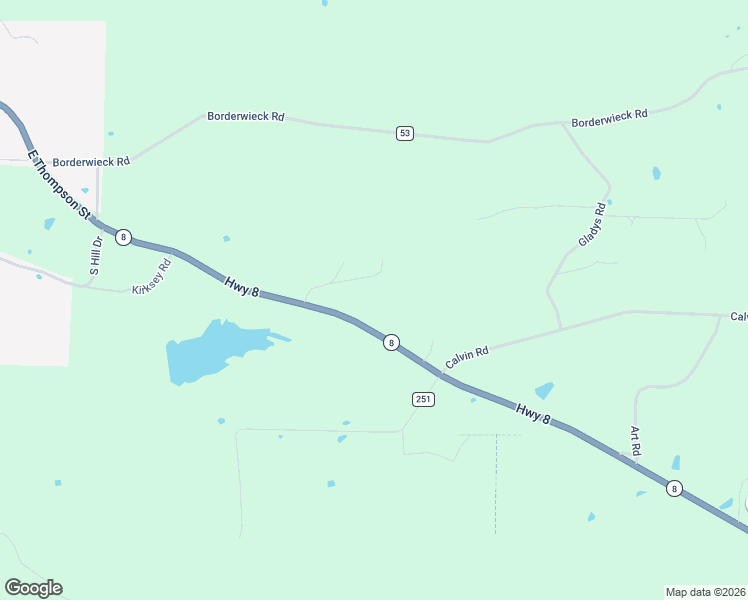 map of restaurants, bars, coffee shops, grocery stores, and more near 13237 Arkansas 8 in Amity