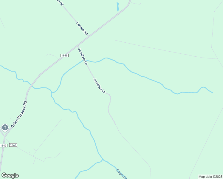 map of restaurants, bars, coffee shops, grocery stores, and more near 791 Jennifers Lane in Delco