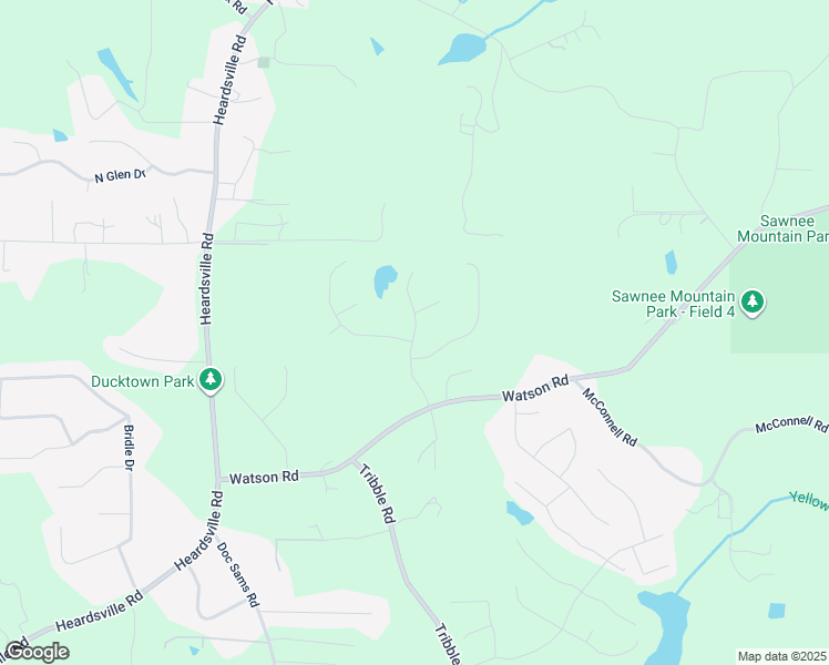 map of restaurants, bars, coffee shops, grocery stores, and more near 4825 Watson Farms Lane in Cumming