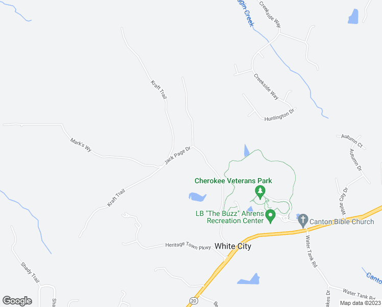 map of restaurants, bars, coffee shops, grocery stores, and more near 1290 Jack Page Lane in Canton