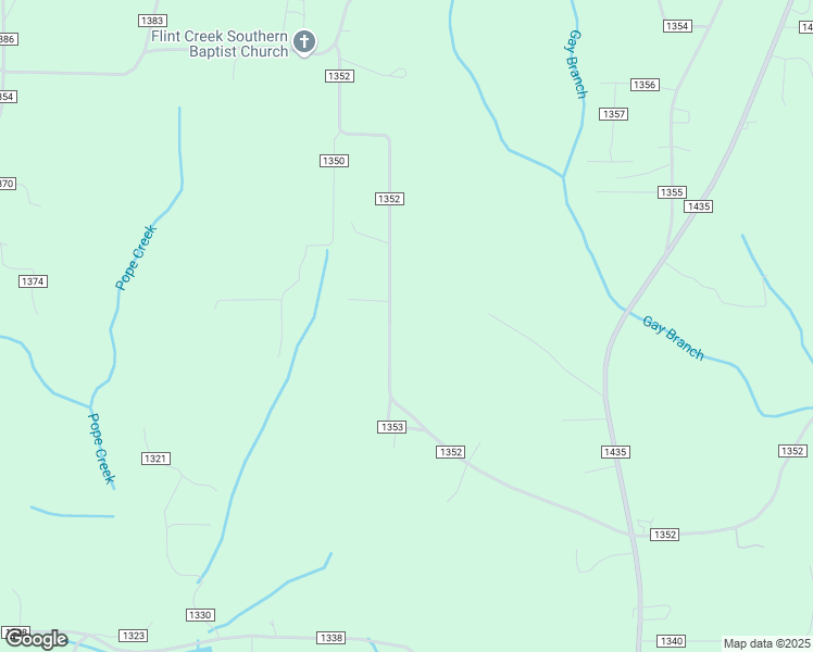 map of restaurants, bars, coffee shops, grocery stores, and more near 761 County Road 1352 in Vinemont