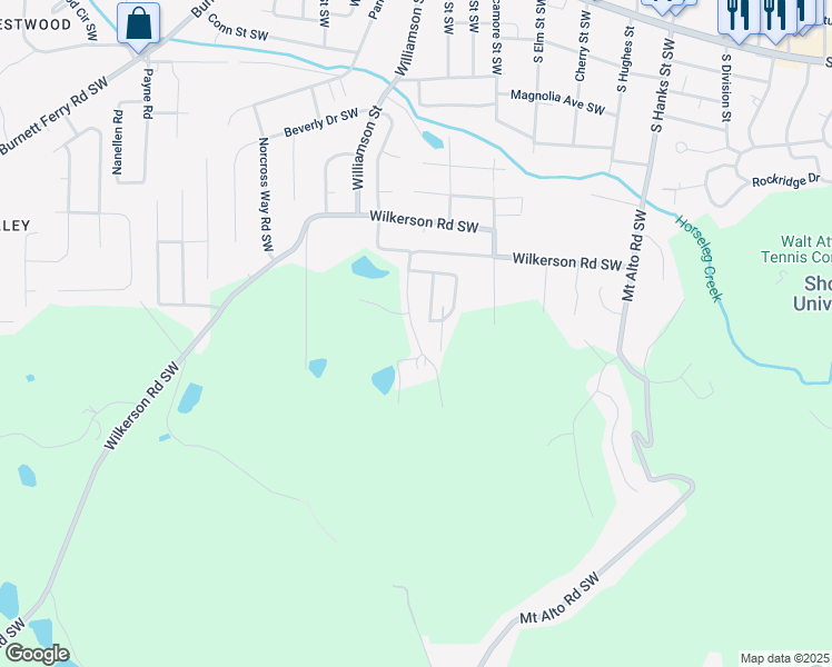 map of restaurants, bars, coffee shops, grocery stores, and more near 178 Bollen Drive in Rome