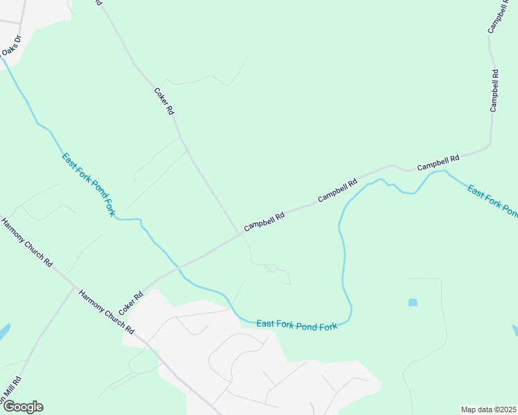 map of restaurants, bars, coffee shops, grocery stores, and more near 4390 Campbell Road in Gainesville