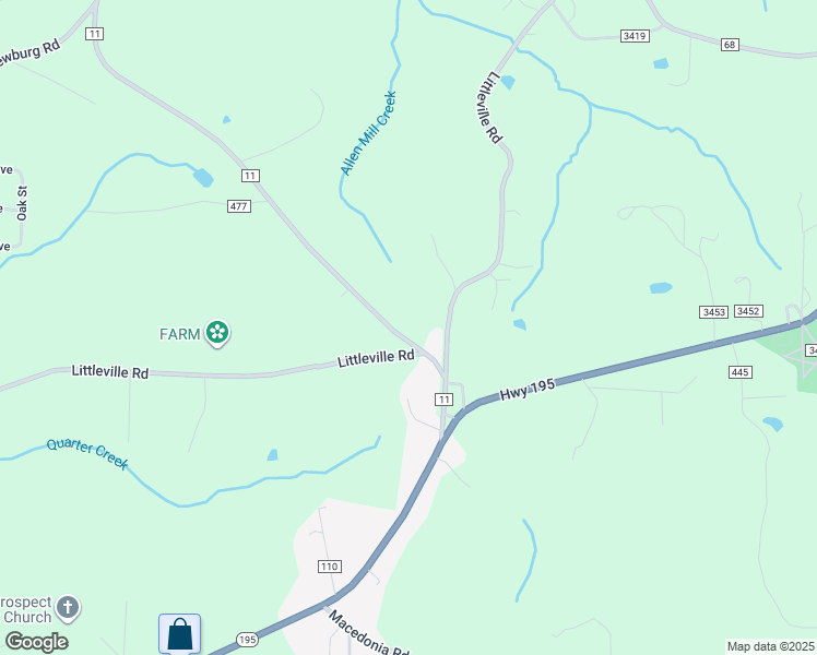 map of restaurants, bars, coffee shops, grocery stores, and more near 226 County Road 11 in Haleyville