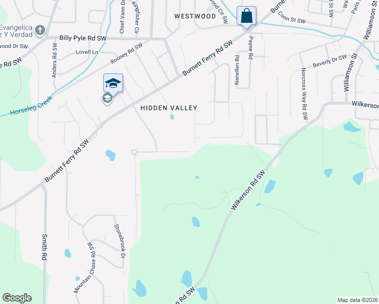 map of restaurants, bars, coffee shops, grocery stores, and more near 110 Leafmore Road Southwest in Rome