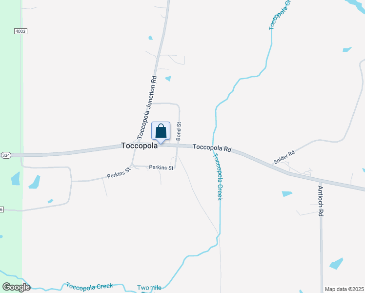 map of restaurants, bars, coffee shops, grocery stores, and more near in Toccopola