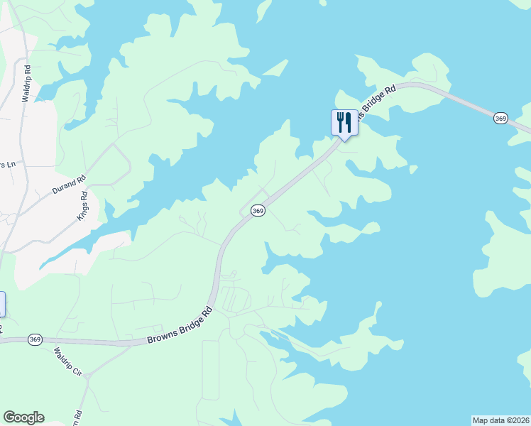 map of restaurants, bars, coffee shops, grocery stores, and more near 9145 Sherri Beth Lane in Gainesville