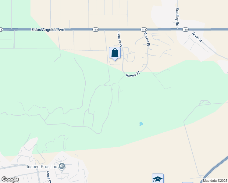 map of restaurants, bars, coffee shops, grocery stores, and more near 3742 Groves Place in Somis