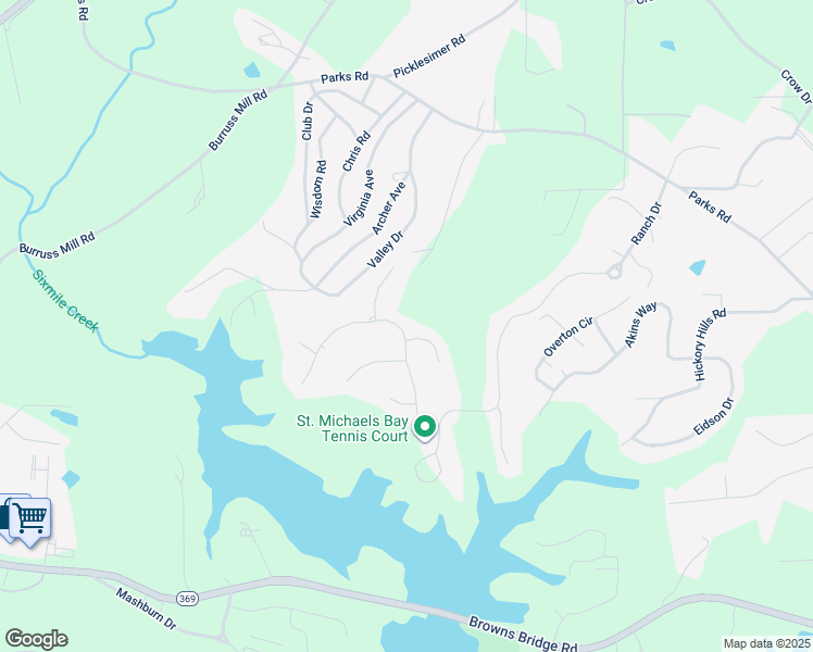 map of restaurants, bars, coffee shops, grocery stores, and more near 6420 Beacon Station Drive in Cumming