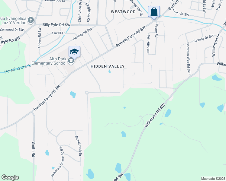 map of restaurants, bars, coffee shops, grocery stores, and more near 110 Leafmore Road Southwest in Rome
