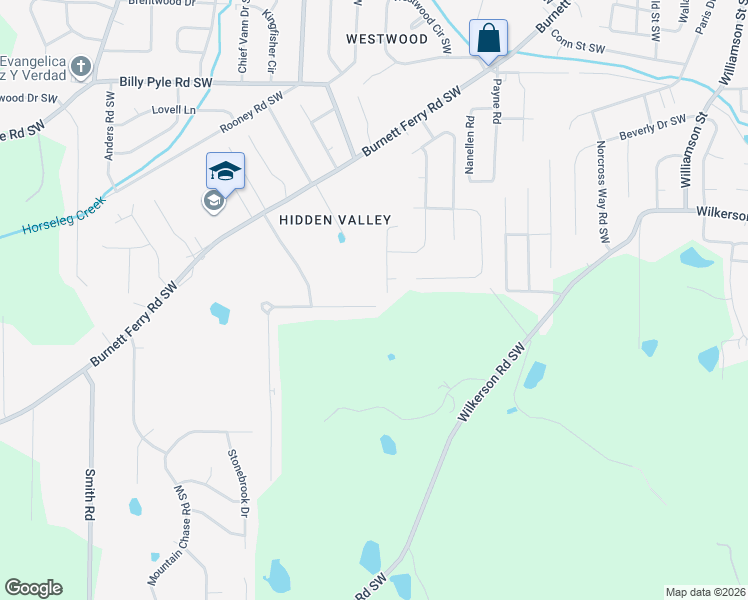 map of restaurants, bars, coffee shops, grocery stores, and more near 110 Leafmore Road Southwest in Rome