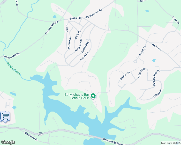 map of restaurants, bars, coffee shops, grocery stores, and more near 6420 Beacon Station Drive in Cumming