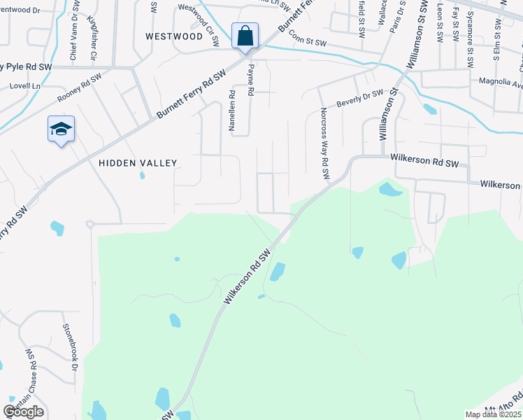 map of restaurants, bars, coffee shops, grocery stores, and more near 10 Walton Creek Drive Southwest in Rome