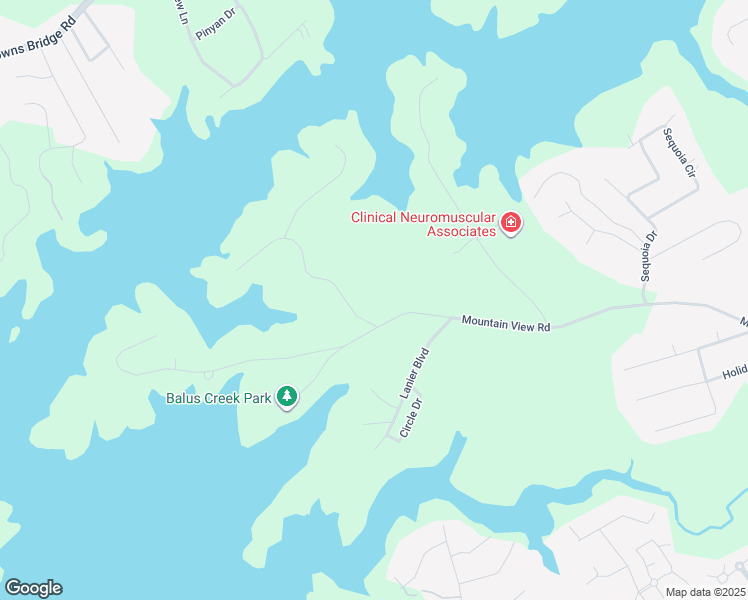 map of restaurants, bars, coffee shops, grocery stores, and more near 4538 Mountain View Road in Oakwood