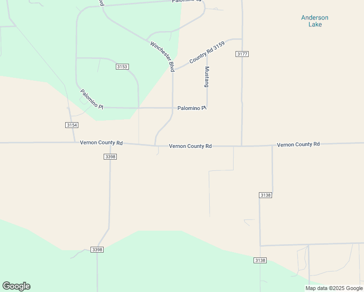 map of restaurants, bars, coffee shops, grocery stores, and more near Vernon County Road in Vernon