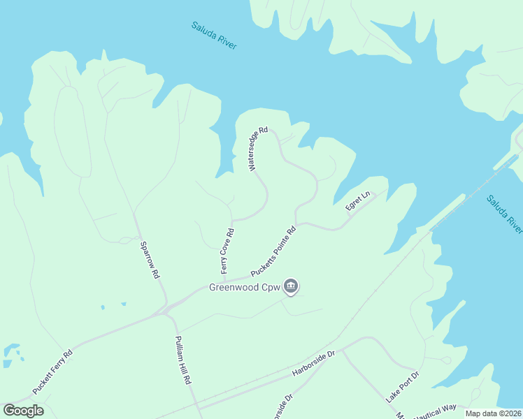 map of restaurants, bars, coffee shops, grocery stores, and more near 120 Watersedge Road in Greenwood