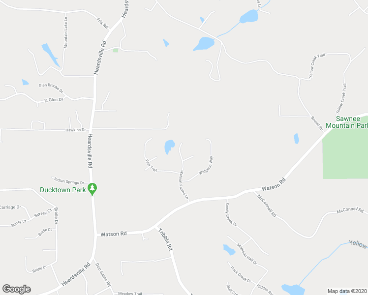 map of restaurants, bars, coffee shops, grocery stores, and more near 4930 Watson Farms Lane in Cumming