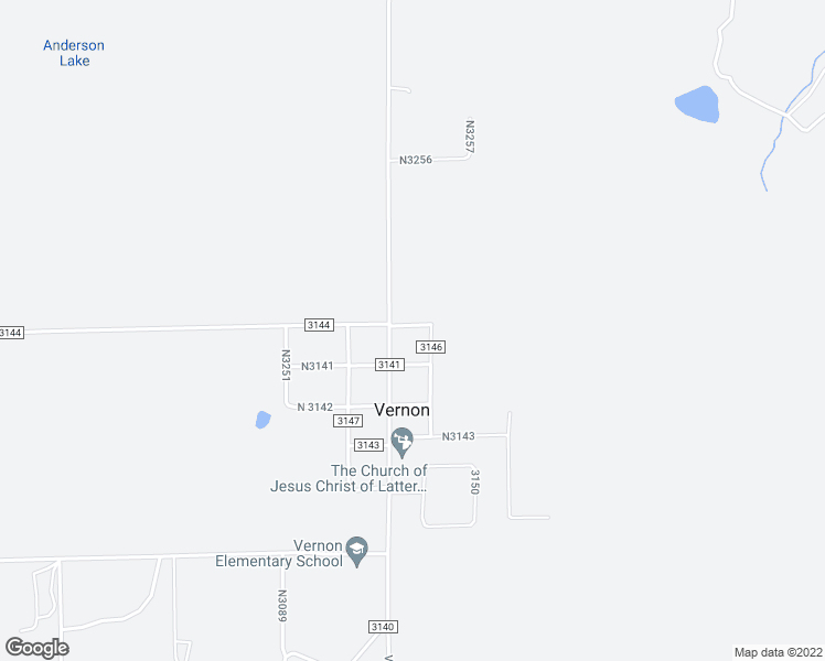 map of restaurants, bars, coffee shops, grocery stores, and more near 1650 County Road 3140 in Vernon