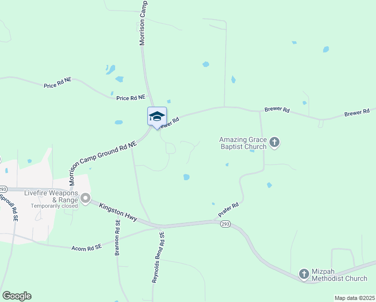 map of restaurants, bars, coffee shops, grocery stores, and more near 62 Brewer Road in Kingston