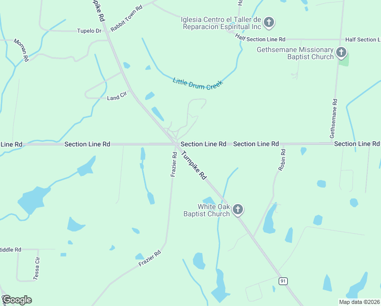 map of restaurants, bars, coffee shops, grocery stores, and more near 2418B Turnpike Road in Albertville