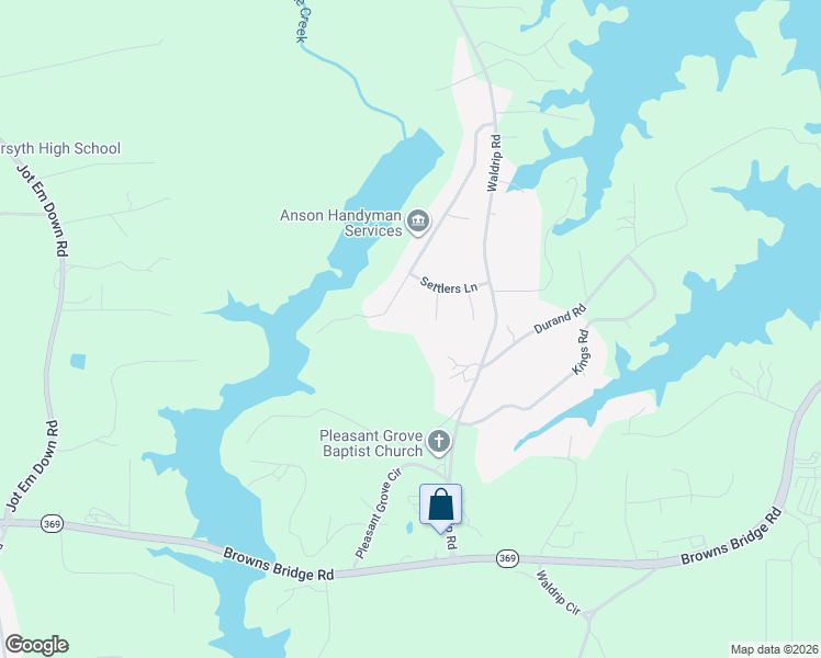 map of restaurants, bars, coffee shops, grocery stores, and more near 9740 Laguna Place in Gainesville