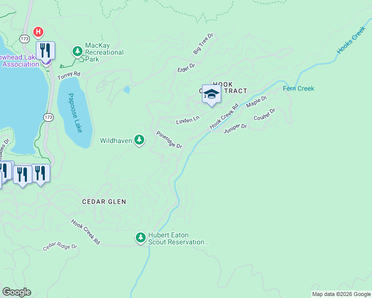 map of restaurants, bars, coffee shops, grocery stores, and more near in San Bernardino County