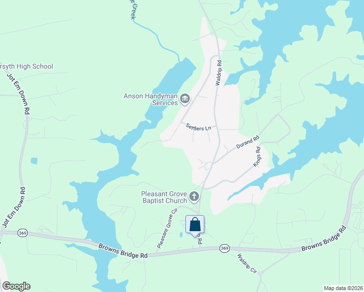 map of restaurants, bars, coffee shops, grocery stores, and more near 9740 Laguna Pl in Gainesville