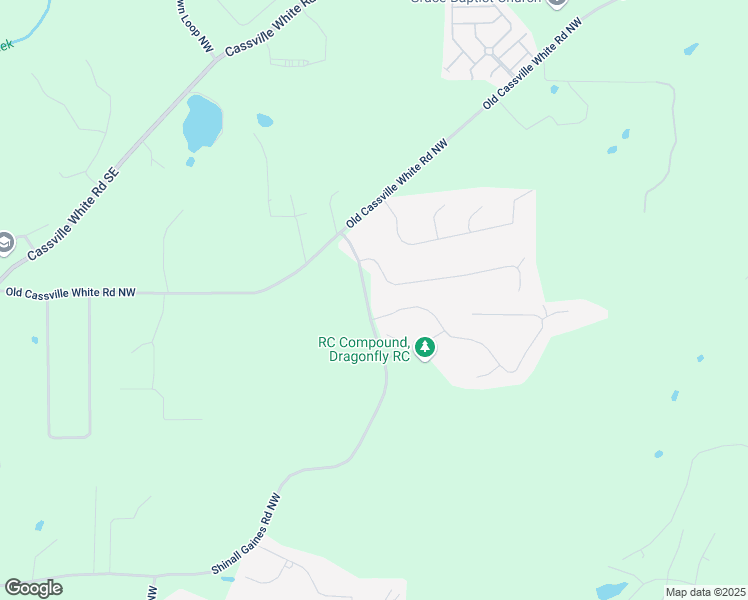 map of restaurants, bars, coffee shops, grocery stores, and more near 468 Shinall Gaines Road Northwest in Cartersville