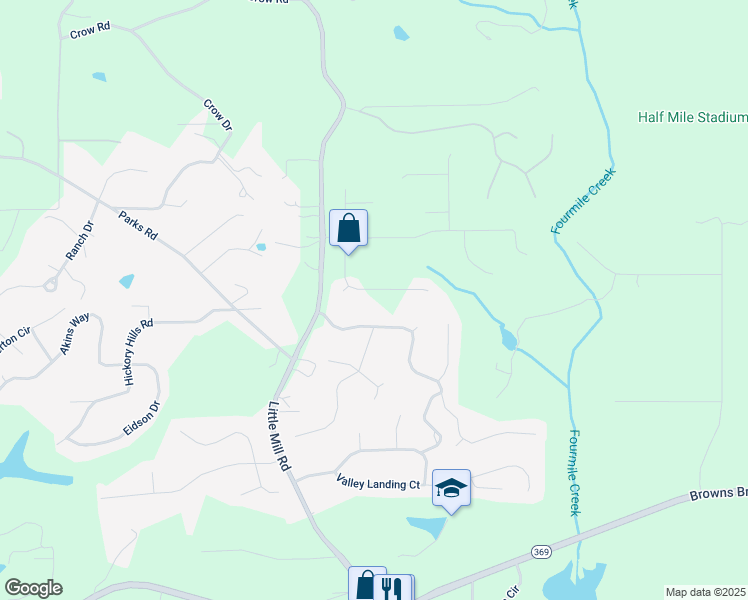 map of restaurants, bars, coffee shops, grocery stores, and more near 7725 Pleasant Hollow Lane in Cumming