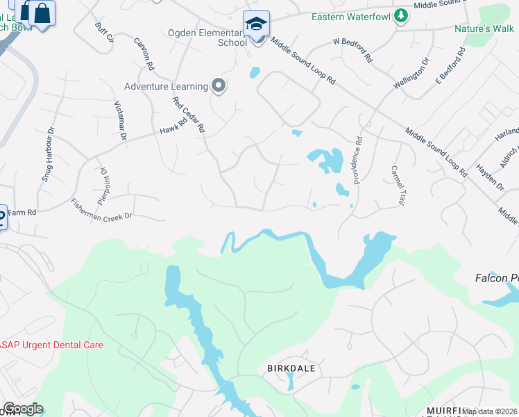 map of restaurants, bars, coffee shops, grocery stores, and more near 6204 Tree Toad Ct in Wilmington