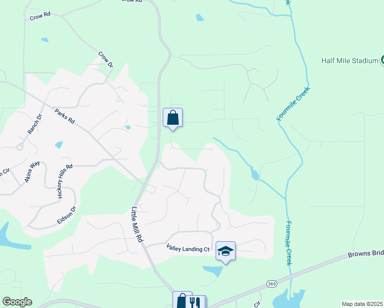map of restaurants, bars, coffee shops, grocery stores, and more near 7760 Pleasant Hollow Lane in Cumming