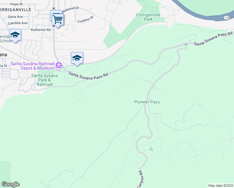 map of restaurants, bars, coffee shops, grocery stores, and more near 1073 Box Canyon Road in Simi Valley
