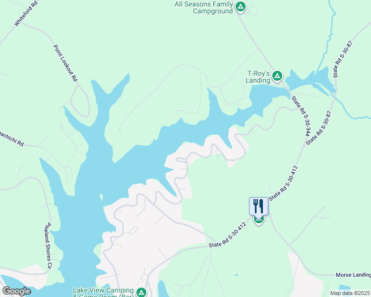map of restaurants, bars, coffee shops, grocery stores, and more near 968 East Stagecoach Road in Cross Hill