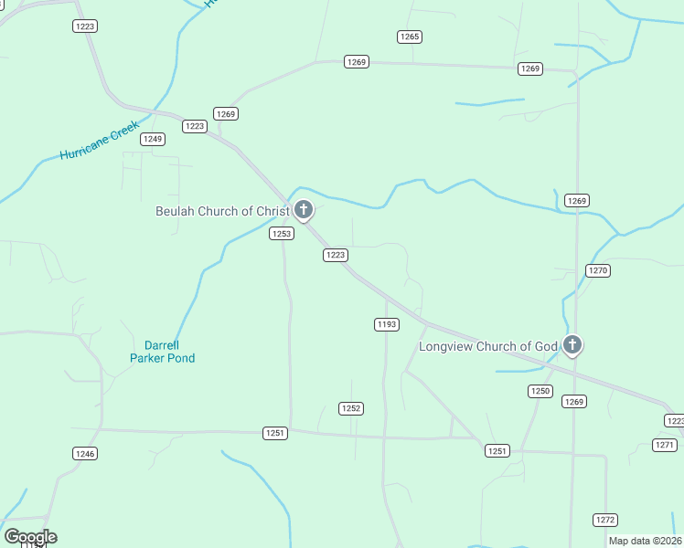 map of restaurants, bars, coffee shops, grocery stores, and more near 3088 County Road 1223 in Vinemont