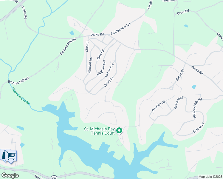 map of restaurants, bars, coffee shops, grocery stores, and more near 6540 Tuscany Lane in Cumming
