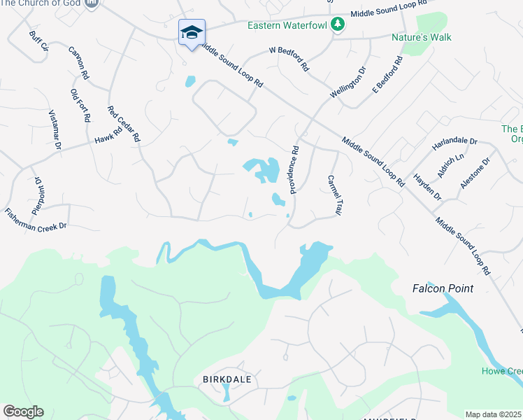 map of restaurants, bars, coffee shops, grocery stores, and more near 6411 Timber Creek Lane in Wilmington