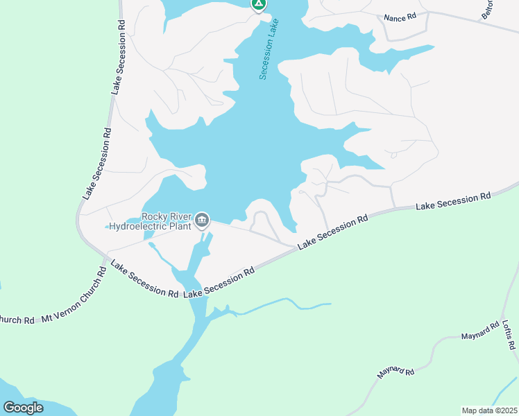 map of restaurants, bars, coffee shops, grocery stores, and more near 66 Mobleys Bluff Road in Abbeville