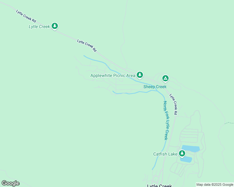 map of restaurants, bars, coffee shops, grocery stores, and more near 13954 Hazel Drive in Lytle Creek