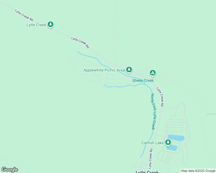 map of restaurants, bars, coffee shops, grocery stores, and more near 13954 Hazel Drive in Lytle Creek
