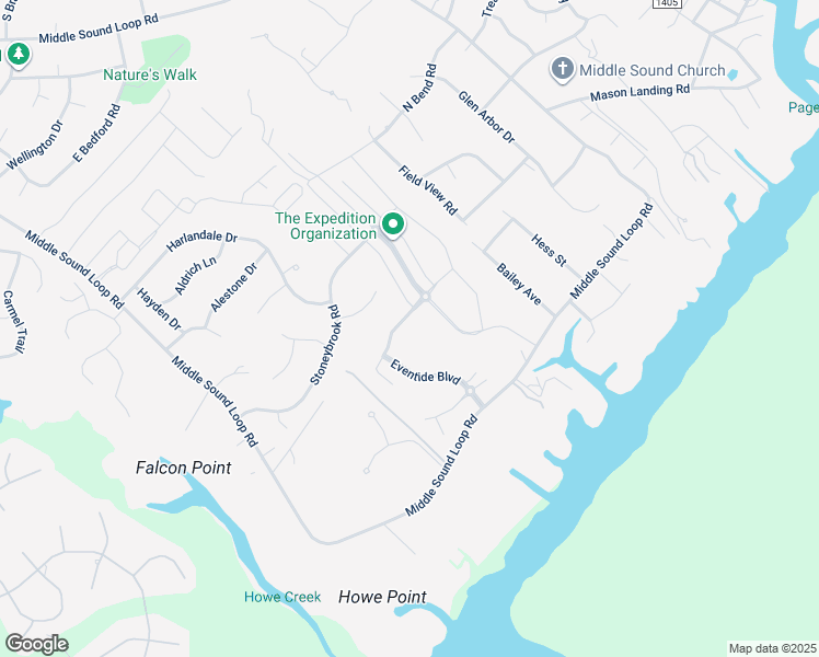 map of restaurants, bars, coffee shops, grocery stores, and more near 7516 Aloft Way in Wilmington