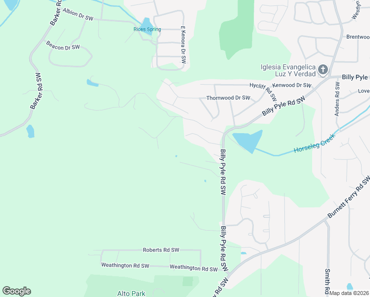 map of restaurants, bars, coffee shops, grocery stores, and more near 41 Quiet Acres Road Southwest in Rome